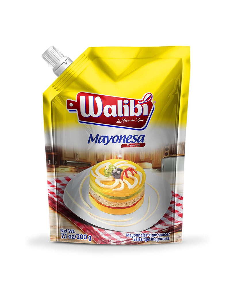 Mayonesa Premium Walibi Doypack 200 gr caja 12 UND
