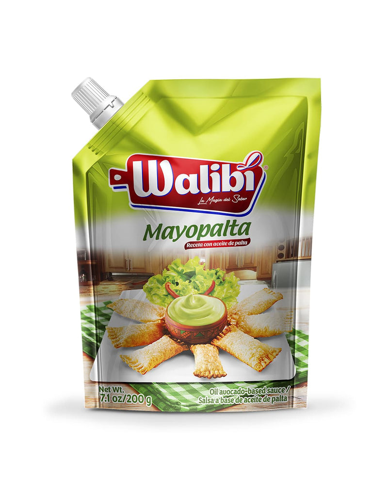 Mayopalta Receta con Aceite de Palta Walibi Doypack 200 gr caja 12 UND