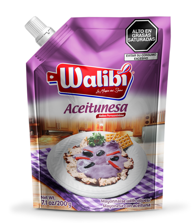 Aceitunesa Walibi 200 gr Doypack caja x 12 UND