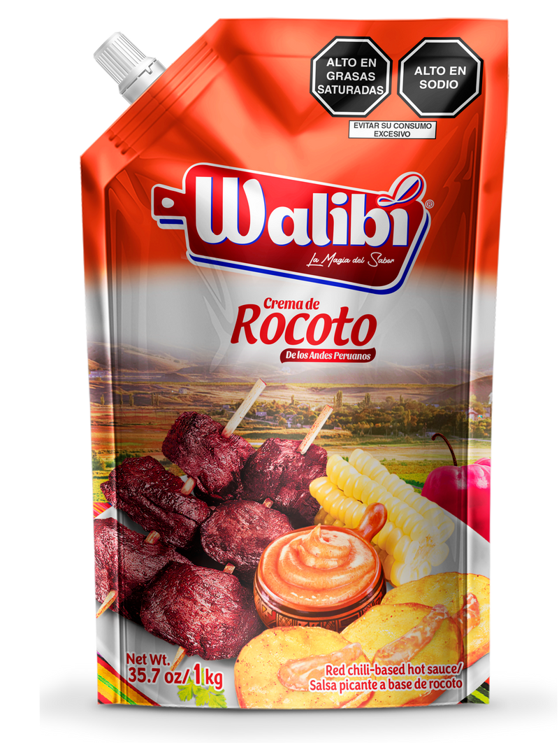 Crema de Rocoto Walibi 1 kg Doypack caja 12 UND