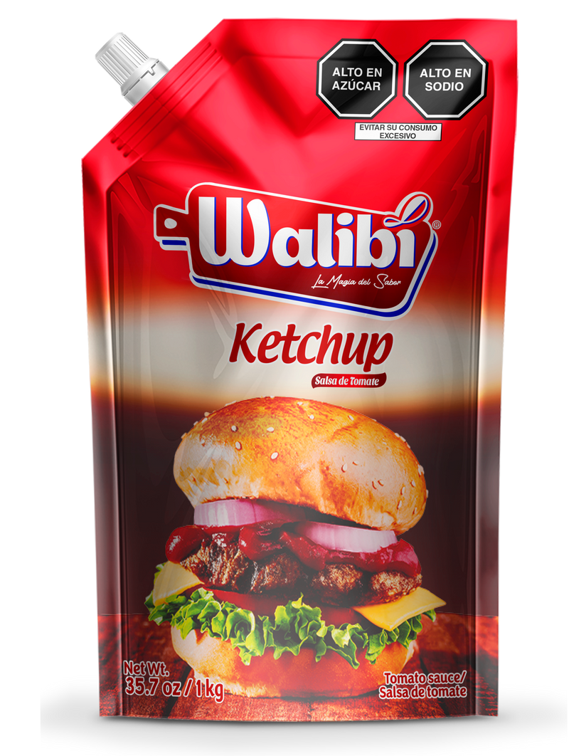 Ketchup Walibi Doypack x 1 k - Caja x 12 und