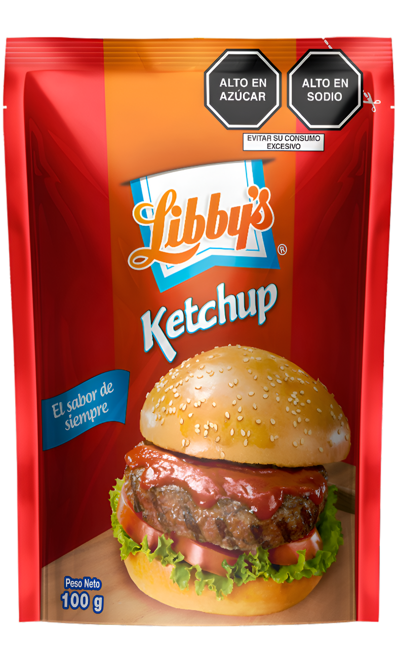 Ketchup Libby´s 100 gr Doypack Caja 24 UND