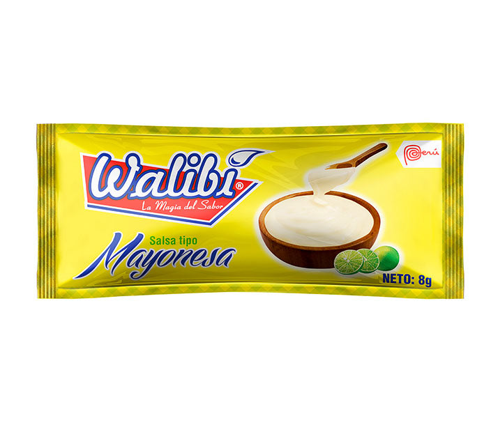 Mayonesa Premium Walibi Sachet 8 gr caja 250 UND