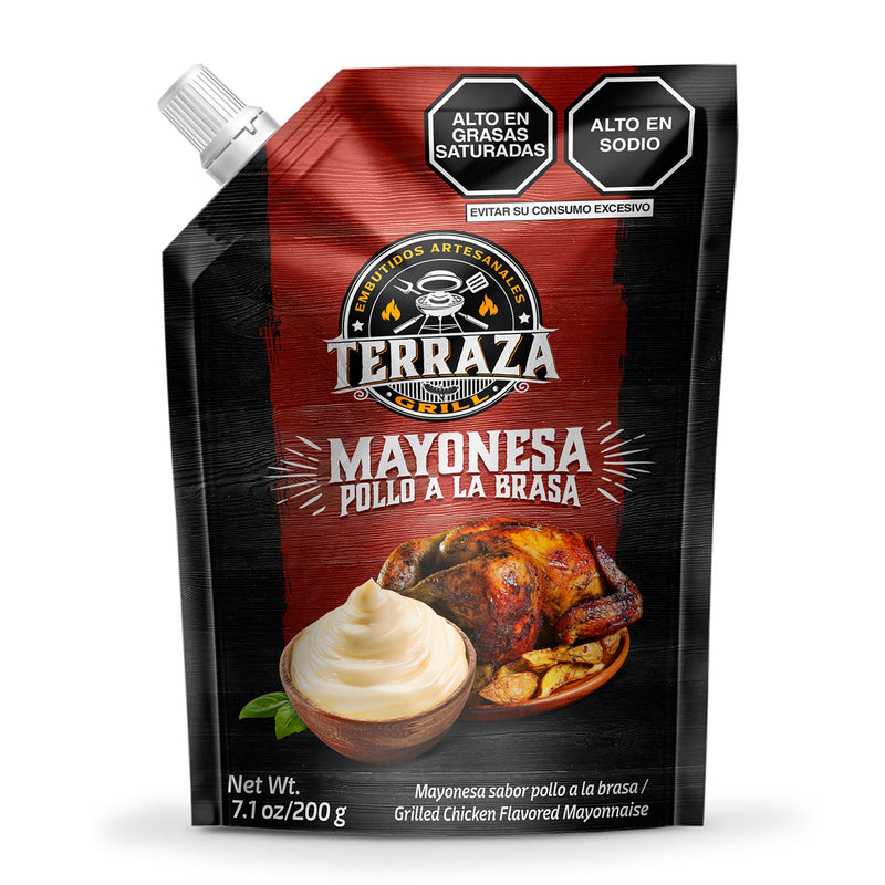 Mayonesa Pollo a la Brasa Terraza Grill Doypack 200 gr 12 UND