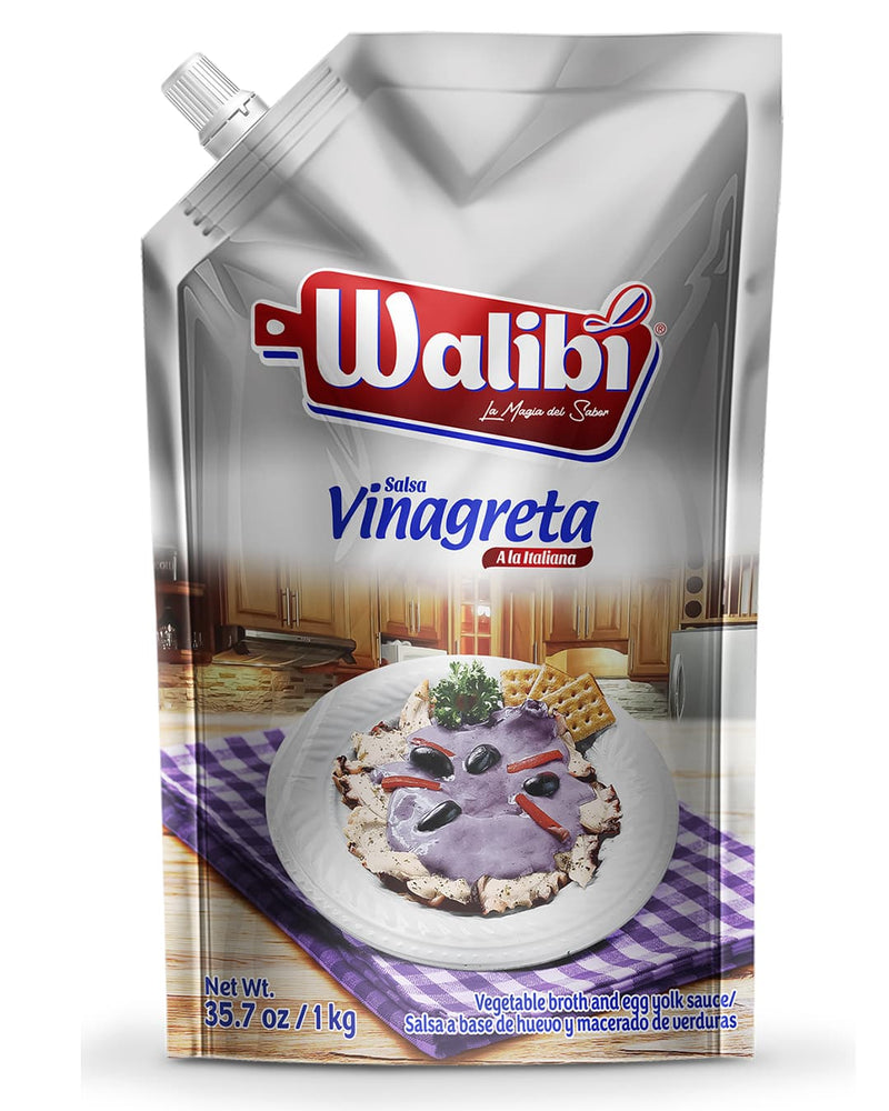 Salsa Vinagreta Walibi Doypack 1 kg caja 12 UND