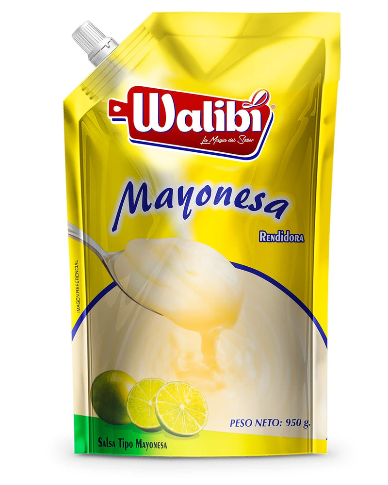 Mayonesa Rendidora Walibi 950 gr caja 12 UND
