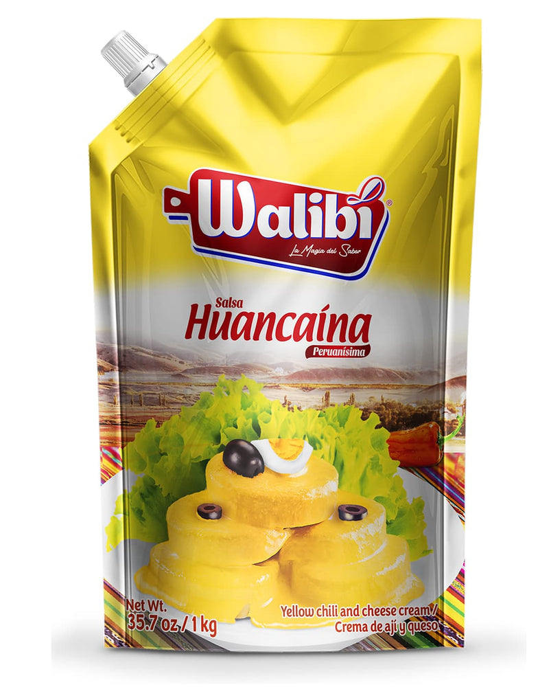 Salsa Huancaína Walibi Doypack 1 kg caja 12 UND