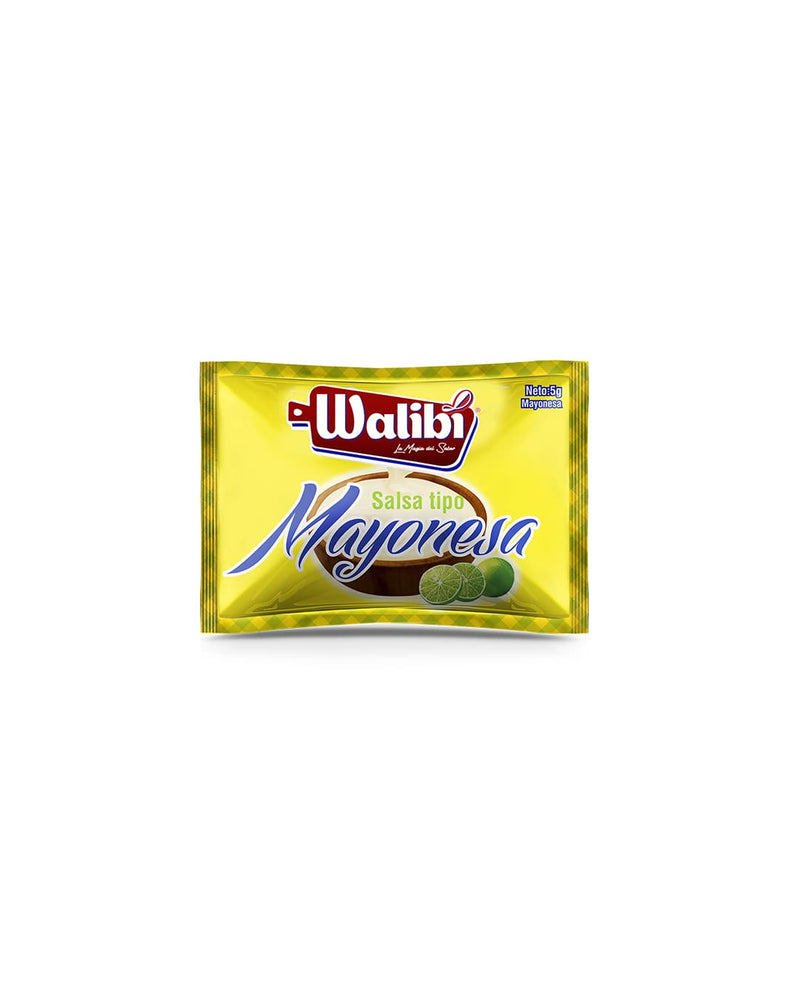 Mayonesa Premium Walibi Sachet 5 gr caja 1000 UND