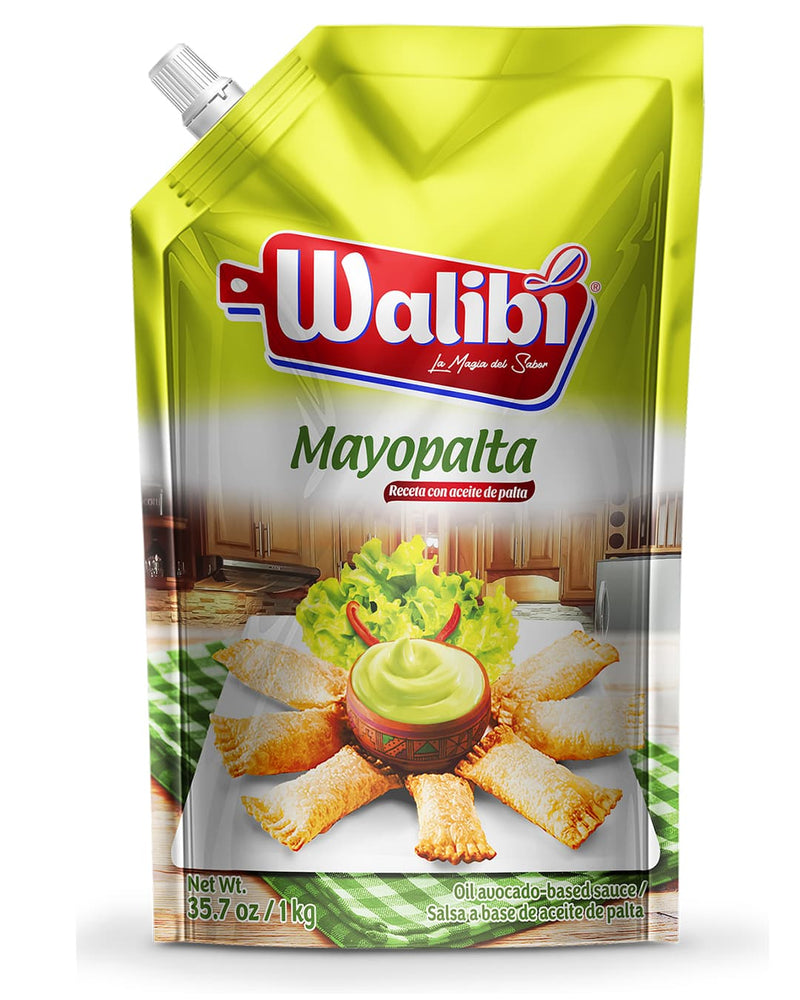 Mayopalta Receta con Aceite de Palta Walibi Doypack 1 kg caja 12 UND