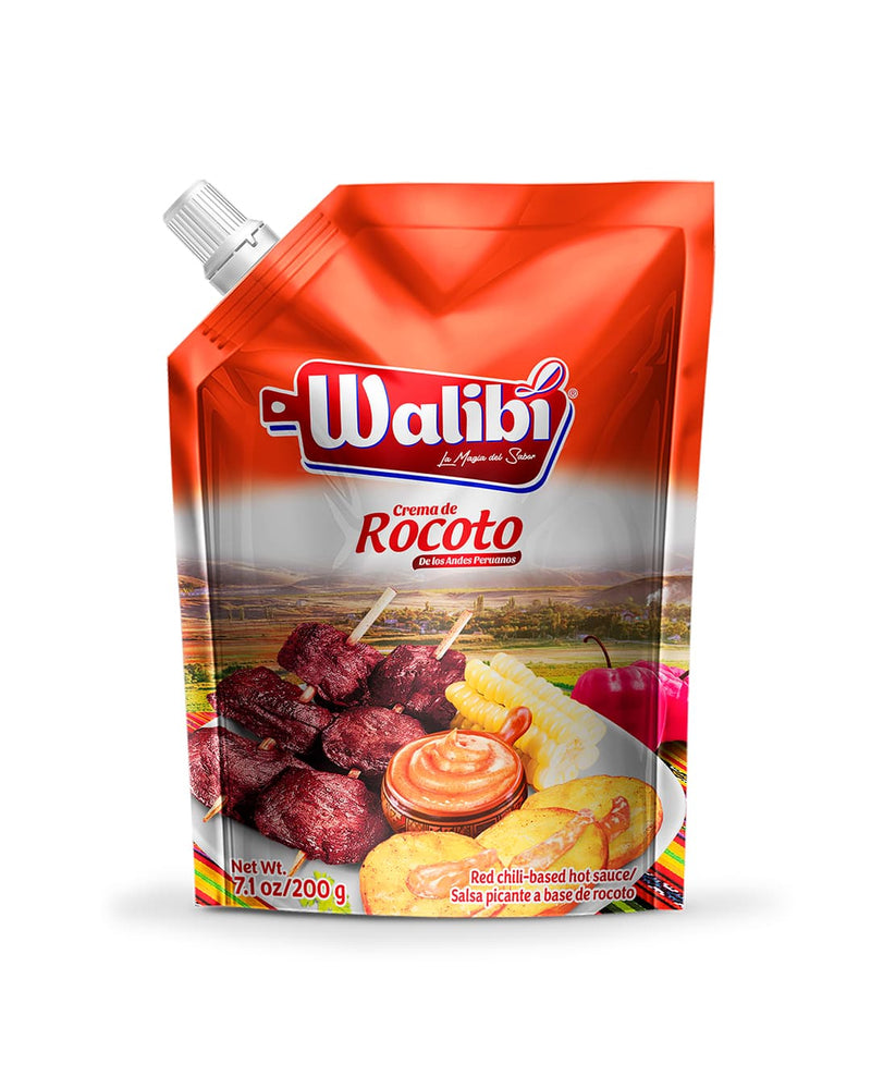 Crema de Rocoto Walibi 200 gr Doypack caja 12 UND